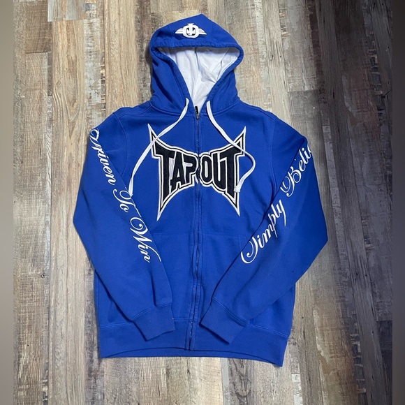 SOLD - Tapout hooded sweater graphic hoodie mma brand mma hoodie - Picture 1 of 3